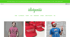 Desktop Screenshot of idiotgenius.com